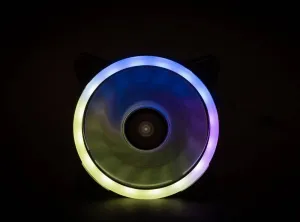 1stCOOL Ventilátor AURA EVO Dual Ring ARGB 12cm