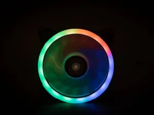 1stCOOL Ventilátor AURA EVO Dual Ring ARGB 12cm