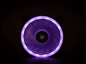 1stCOOL Ventilátor AURA EVO Dual Ring ARGB 12cm