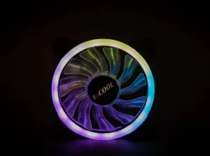 1stCOOL Ventilátor AURA EVO Dual Ring ARGB 12cm