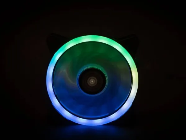1stCOOL Ventilátor AURA EVO Dual Ring ARGB 12cm