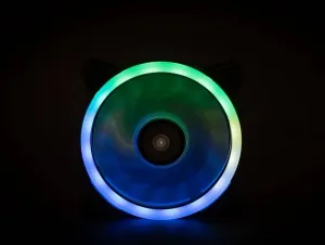 1stCOOL Ventilátor AURA EVO Dual Ring ARGB 12cm