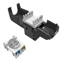 Solarix MULTIPACK 24 ks - keystone CAT6 UTP RJ45 samorezný SXKJ-6-UTP-BK-SA
