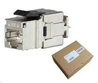 Solarix MULTIPACK 24 ks - rýchly rez keystone CAT6 STP RJ45 čierny SXKJ-6-STP-BK-NA