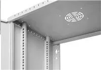LEXI-Net 19" nástěnný rozvaděč Basic 9U 525x450, plechové dveře, bez zad, rozložený, šedý
