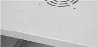 LEXI-Net 19" nástěnný rozvaděč Basic 6U 520x350, skleněné dveře, bez zad, rozložený, šedý
