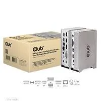 Club 3D Club3D USB-C, Triple Display DP 1.4 Alt mode Displaylink Dynamic PD Charging Dock so 120 W PS
