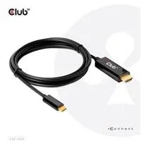 Club3D aktívny kábel HDMI na USB-C, 4K60Hz, 1.8m, M/M