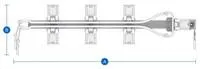 Rameno na správu káblov Synology CMA-01 pre RKS-01, RKS-02, RKS-03