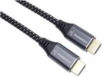 Kábel HDMI PREMIUMCORD 2.1 vysokorýchlostný + ethernetový kábel 8K@60Hz, pozlátené konektory, 2 m