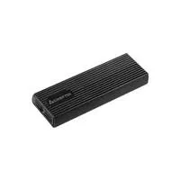 Vonkajší rám CHIEFTEC pre M.2 PCIe NVMe/S-ata SSD Enclosure Tool-Less, s konektorom USB typu C, čierna