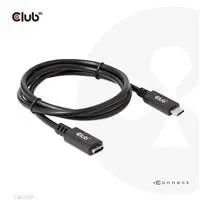 Club3D USB-C predlžovací kábel, 5Gbps, 60W(20V/3A), 4K60Hz (M/F), 1m