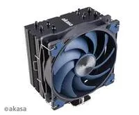 AKASA CPU chladič Alucia H4, Heatpipes, Black fins