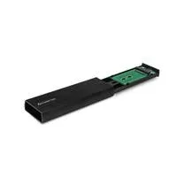 Vonkajší rám CHIEFTEC pre M.2 PCIe NVMe/S-ata SSD Enclosure Tool-Less, s konektorom USB typu C, čierna