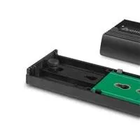 Vonkajší rám CHIEFTEC pre M.2 PCIe NVMe/S-ata SSD Enclosure Tool-Less, s konektorom USB typu C, čierna