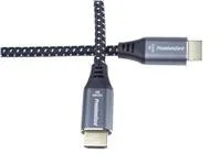 Kábel HDMI PREMIUMCORD 2.1 vysokorýchlostný + ethernetový kábel 8K@60Hz, pozlátené konektory, 2 m