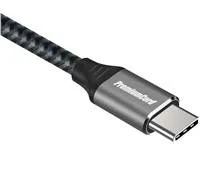 PREMIUMCORD Kabel USB 3.2 Gen 1 USB-C (M/M), bavlněný oplet, 2m