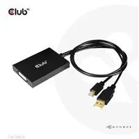 Club3D adaptér Mini DP na Dual Link DVI, verzia HDCP OFF pre Apple Cinema Displeje Aktívny adaptér