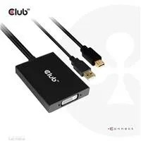 Club3D adaptér Mini DP na Dual Link DVI, verzia HDCP OFF pre Apple Cinema Displeje Aktívny adaptér