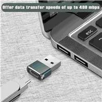 PremiumCord USB redukcia USB C - USB2.0 A (F/M)