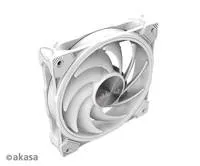 AKASA ventilátor SOHO AR, 12cm ARGB PWM ventilátor, 120x120x25mm, biely