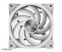 AKASA ventilátor SOHO AR, 12cm ARGB PWM ventilátor, 120x120x25mm, biely