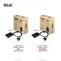 Club3D adaptér Mini DP na Dual Link DVI, verzia HDCP OFF pre Apple Cinema Displeje Aktívny adaptér