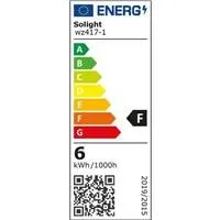 Solight LED žárovka, miniglobe, 6W, E14, 4000K, 510lm, bílé provedení