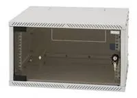 19" jednodielny rack TRITON 9U/400 mm, čierny, rozložený flatpack