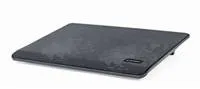 Stojan na notebook GEMBIRD NBS-2F15-05, pre notebooky do 15,6", LED, čierny