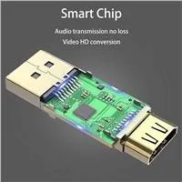 PremiumCord Adaptér DisplayPort na HDMI, FULL HD 1080p, samec/samička, pozlátené konektory