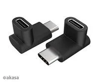 Adaptér AKASA USB3.1 Gen2 Type-C na Type-C, 2 ks v balení