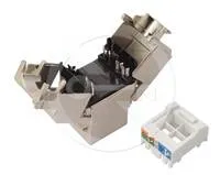 Solarix Samorezný keystone CAT5E STP RJ45 SXKJ-5E-STP-BK-SA