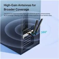 TP-Link Archer TX55E WiFi6 PCIe adapter (AX3000,2,4GHz/5GHz,Bluetooth5.2)