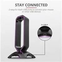 TRUST stojan na sluchátka GXT 265 Cintar RGB Headset Stand