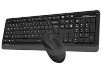 Súprava klávesnica + myš A4tech, FG1010 FSTYLER, bezdrôtová, sivá