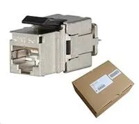 Solarix MULTIPACK 24 ks - rýchly rez keystone CAT5E STP RJ45 čierny SXKJ-5E-STP-BK-NA