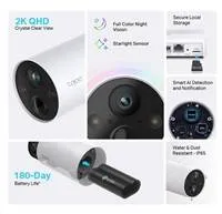 TP-Link Tapo C420S2 - 2x Tapo C420, 1x Tapo H200 (4MP, 2K QHD, IR 15m, WiFi, micro SD card, IP65)