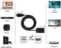 PremiumCord kabel s HDMI na VGA převodníkem, 2m