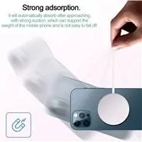 1stCOOL bezdrátová QI nabíječka 15W, přenosná, magnetická, MagSafe kompatibilní, černá