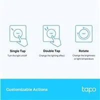 TP-Link Tapo S200D chytré tlačítko s montážním rámečkem