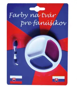 SPORT TEAM SR 1 Farby na tvár, modrá, veľkosť