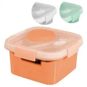 Curver Dóza Smart To Go s príborom, mištičkou a táckou, mix farieb, 1,1 l