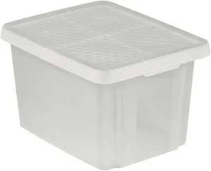 CURVER Úložný box ESSENTIALS 26L s vekom | transparentná