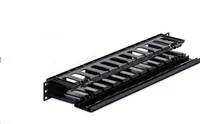 TRITON 19" 1U plastový panel, čierny