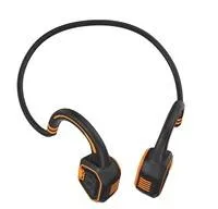 EVOLVEO bezdrátová sluchátka BoneSwim MP3 16GB, na lícní kosti, oranžová