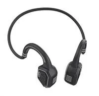 EVOLVEO bezdrátová sluchátka BoneSwim MP3 16GB, na lícní kosti, šedá