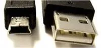 PremiumCord kabel USB 2.0, A-B mini, 5pinů, 0,5m