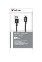 VERBATIM 48866 kabel Micro B USB Cable Sync & Charge 30cm (Black))_O2 polep