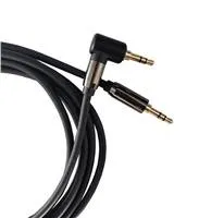 PremiumCord HQ stíněný kabel stereo Jack 3.5mm - Jack 3.5mm zahnutý 90°, 3m
